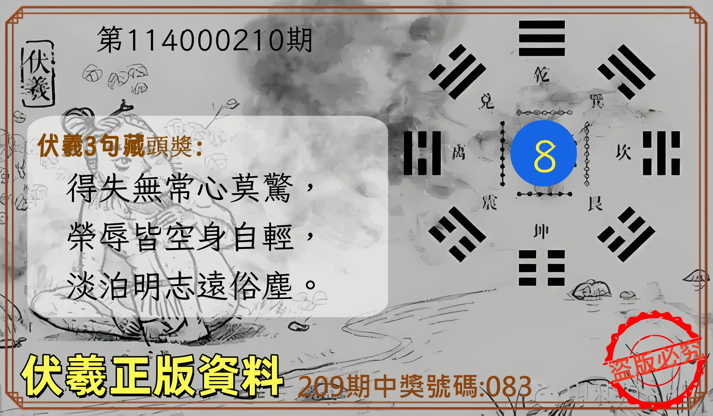 3星彩第114000210期(08/29)伏羲正版資料