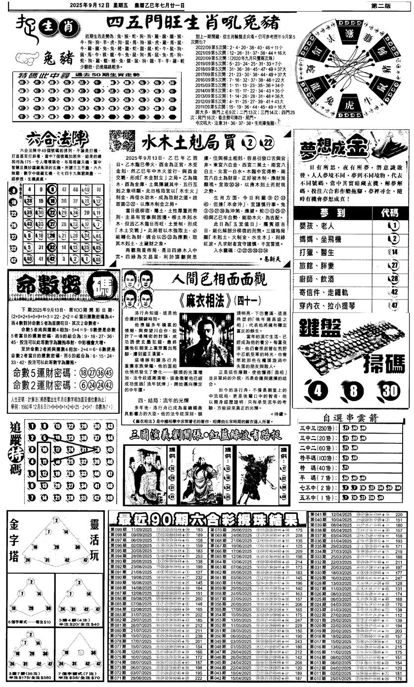 六合彩100期新报跑狗4(黑白)