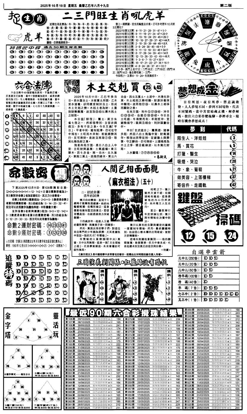 六合彩109期新报跑狗4(黑白)