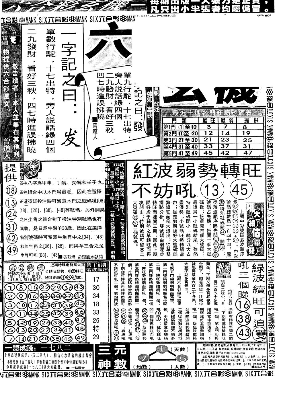 六合彩120期假新报跑狗B(黑白)