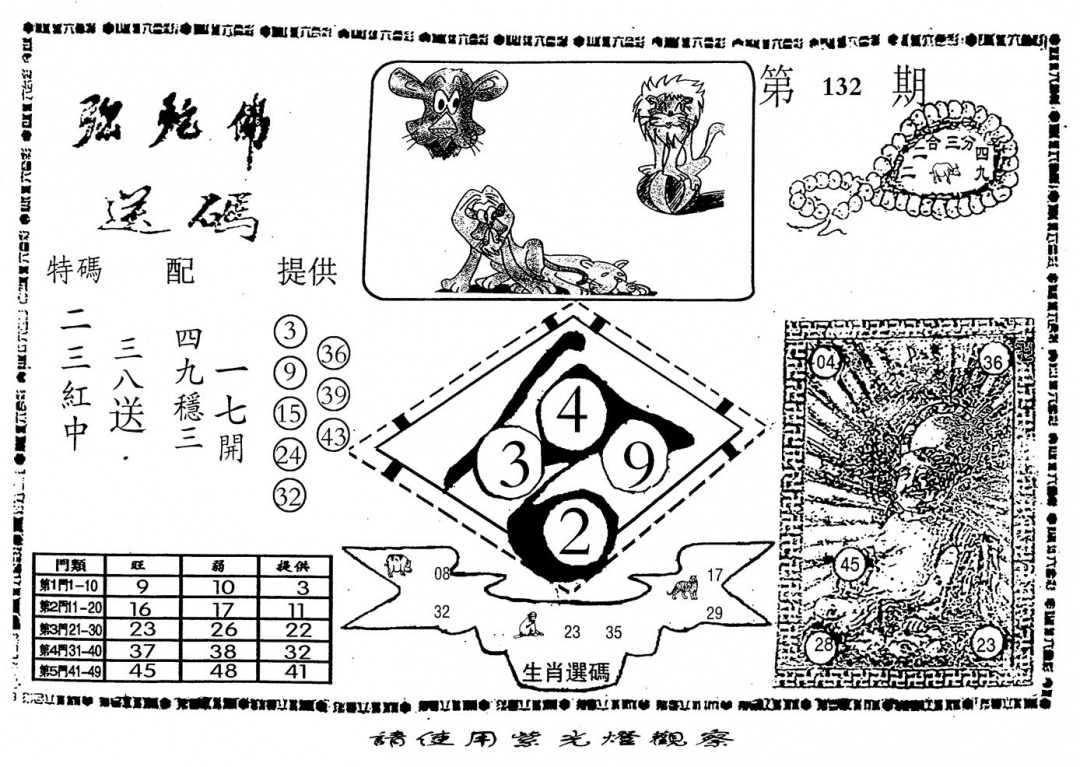 六合彩132期老弥驼?(黑白)