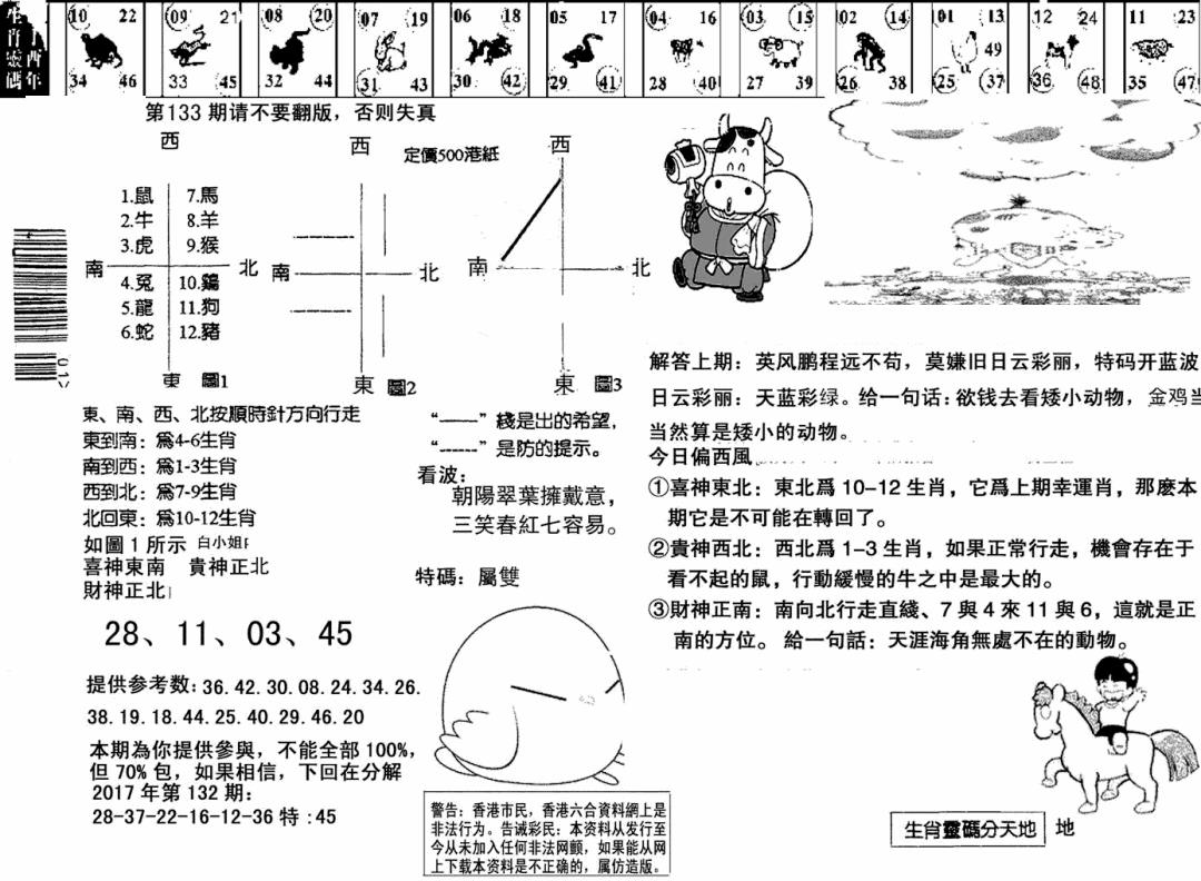 六合彩133期澳门足球报(黑圈)(黑白)