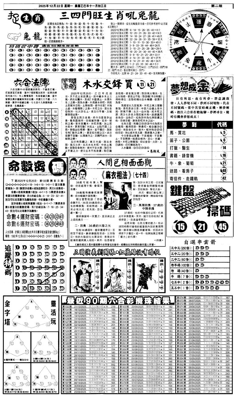 六合彩133期新报跑狗4(黑白)
