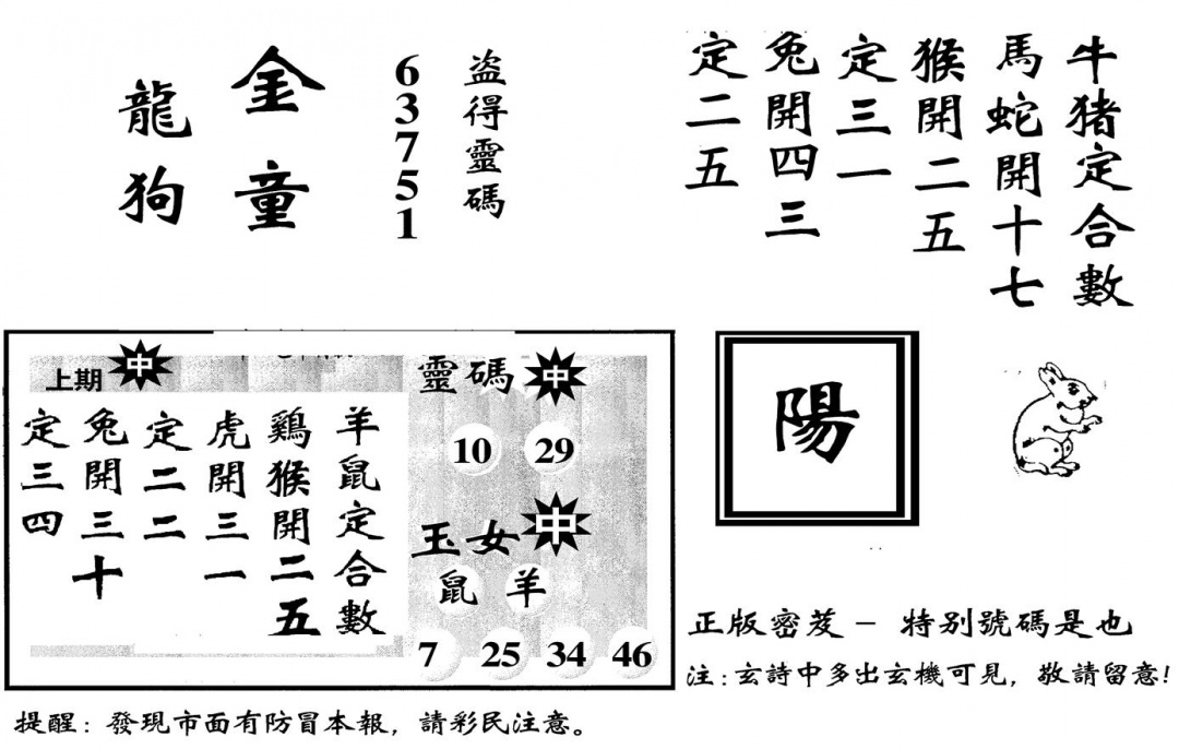 六合彩095期城市都鼠王(黑白)