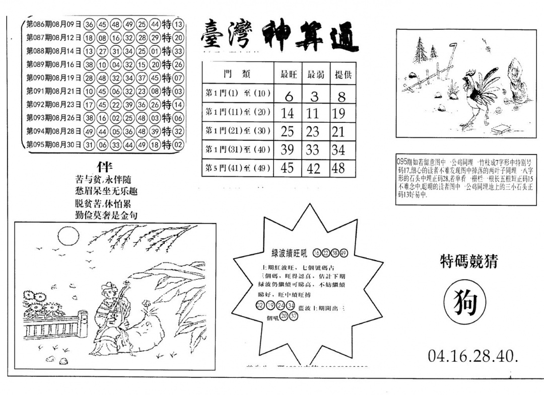 六合彩096期老潮汕澳门三合(黑白)