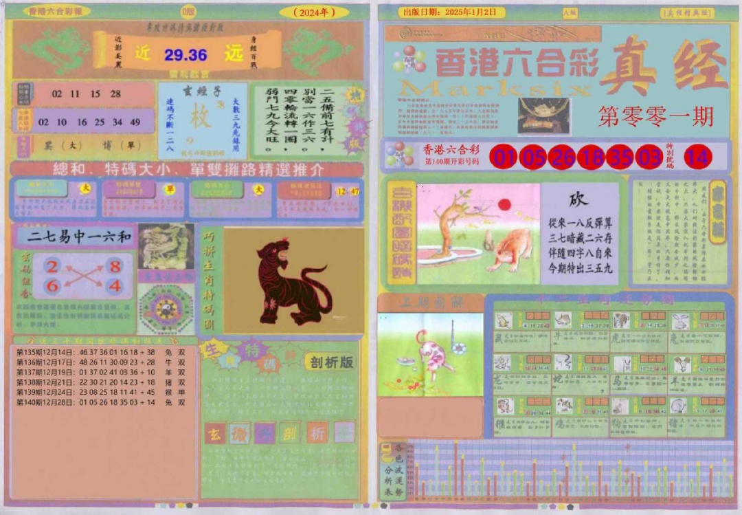 六合彩001期真经A