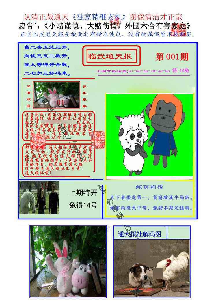 六合彩001期临武通天报