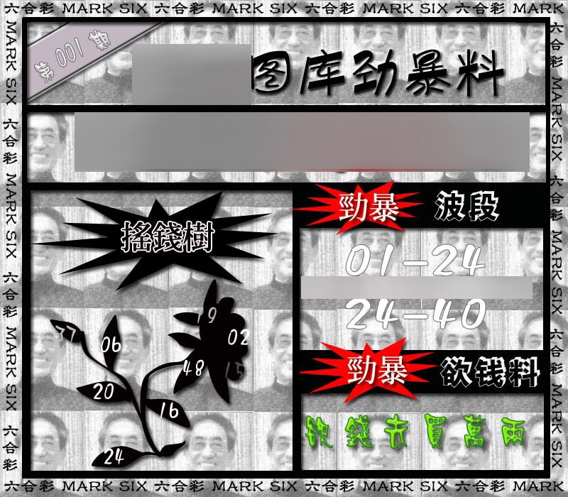 六合彩001期劲暴来料{正版}