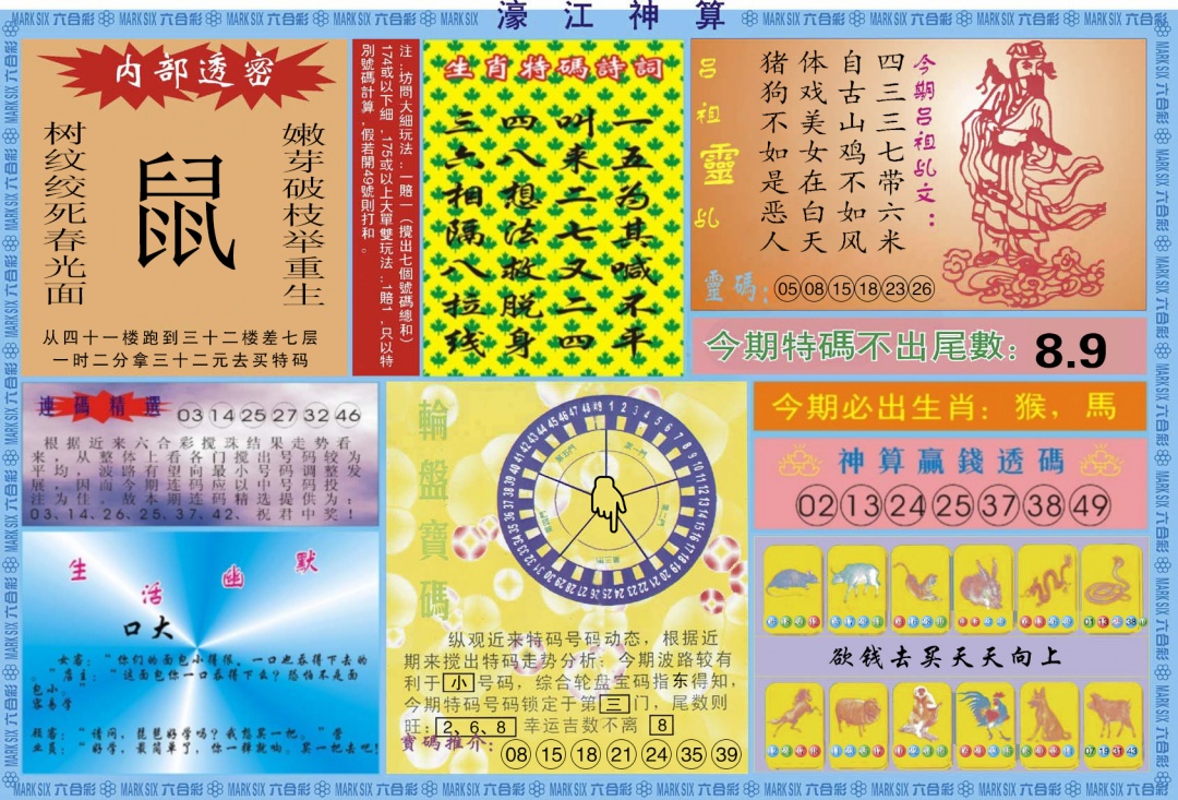 六合彩100期濠江神算B
