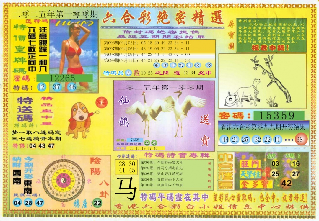 六合彩100期绝密精选A