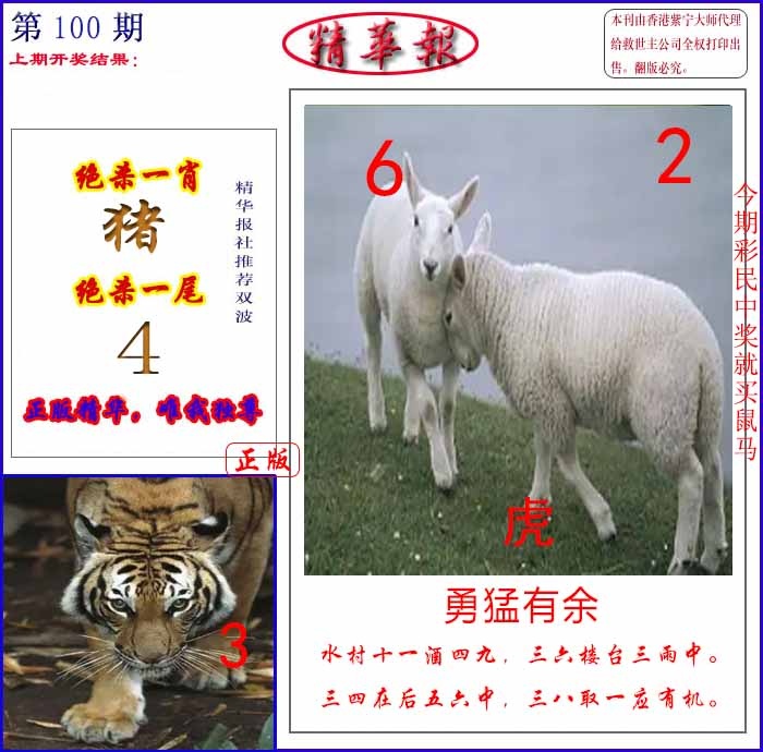 六合彩100期新精华报报