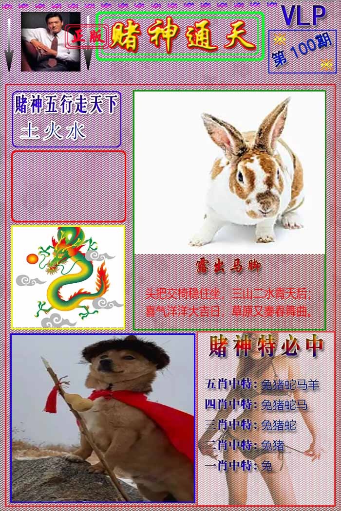六合彩100期赌神通天报