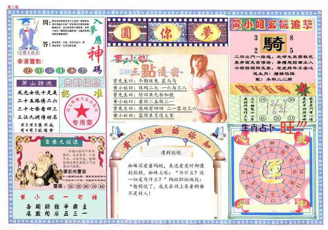 六合彩100期(新版)六合圆你梦B