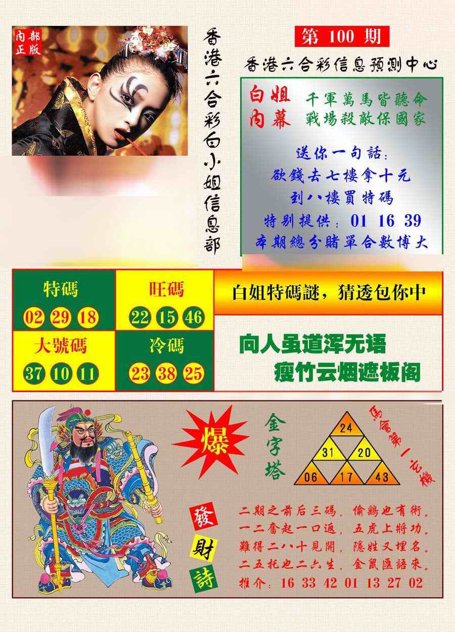 六合彩100期港彩内幕报