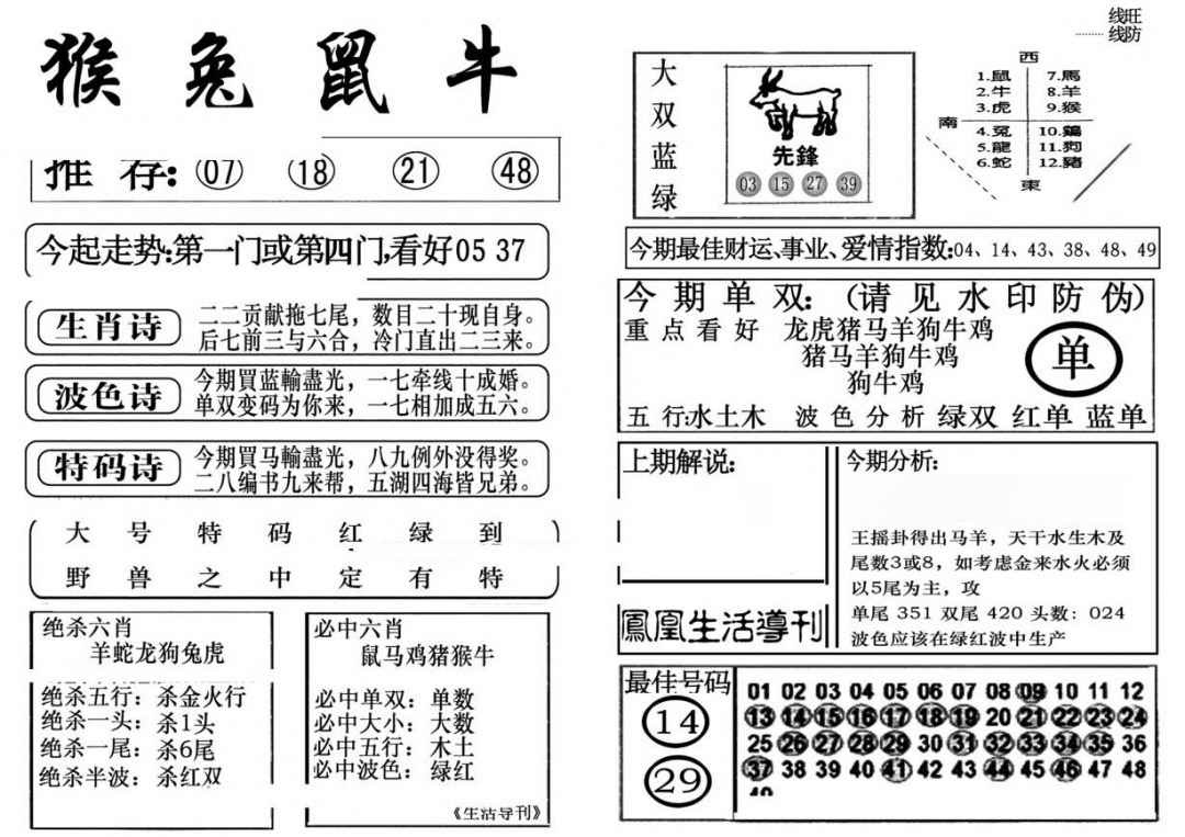 六合彩100期生活快报(新料)