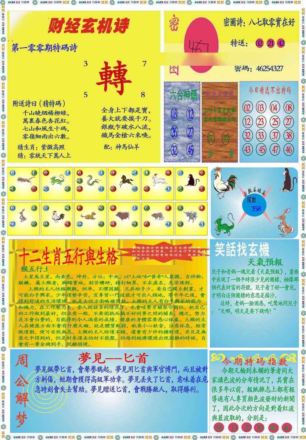 六合彩100期马经财经B(新图推荐)