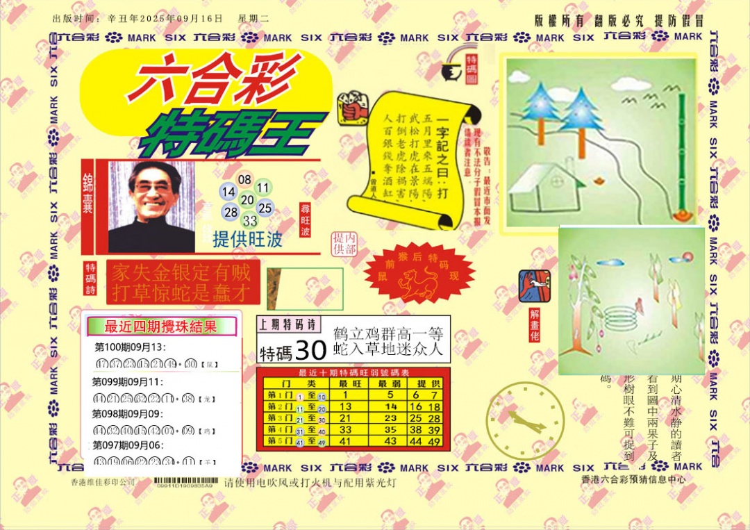 六合彩101期特码王