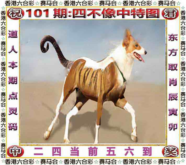 六合彩101期四不像中特图