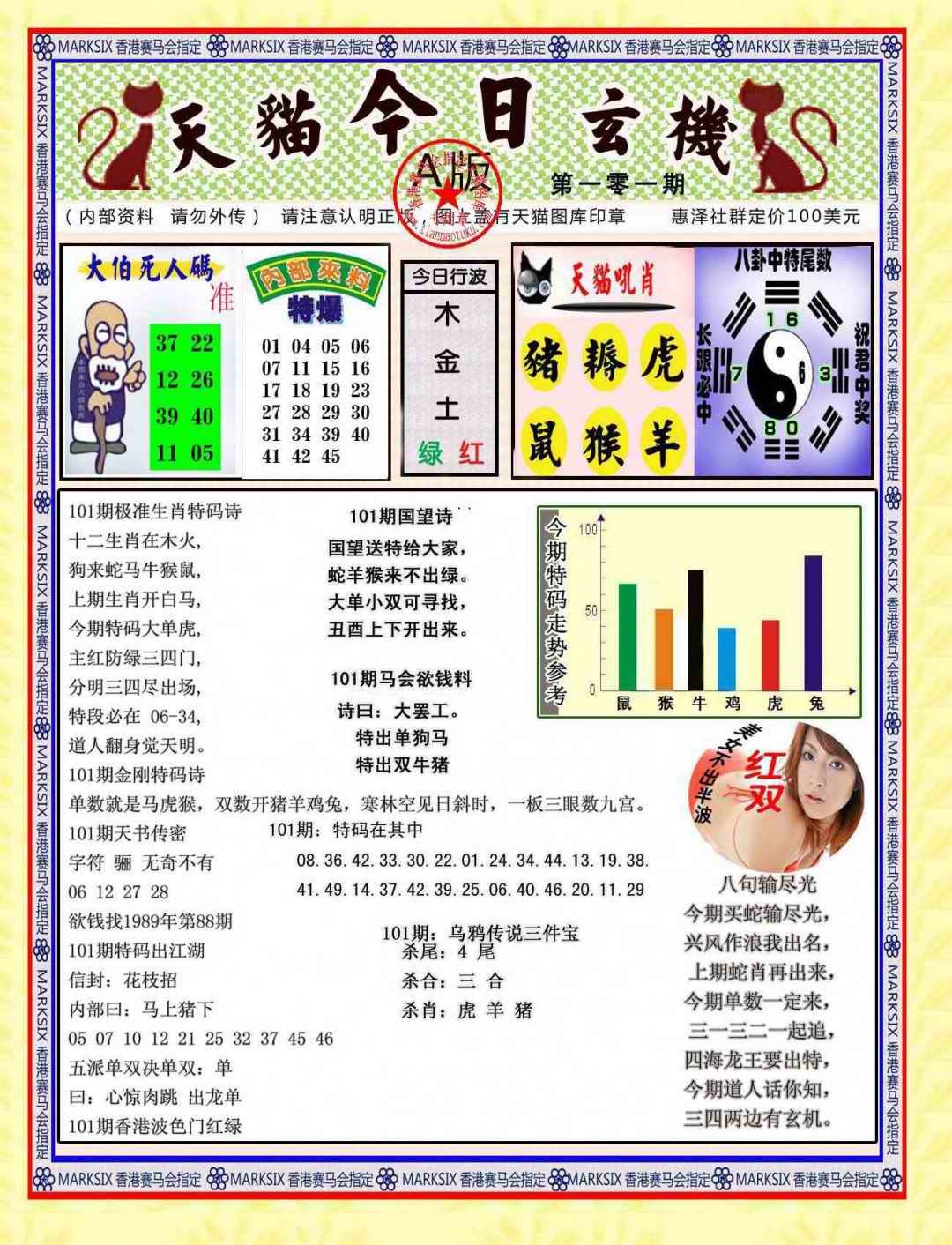 六合彩101期今日玄机图A