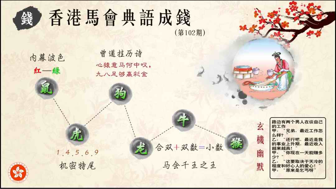 六合彩102期典语成钱