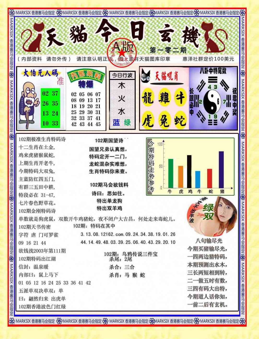 六合彩102期今日玄机图A