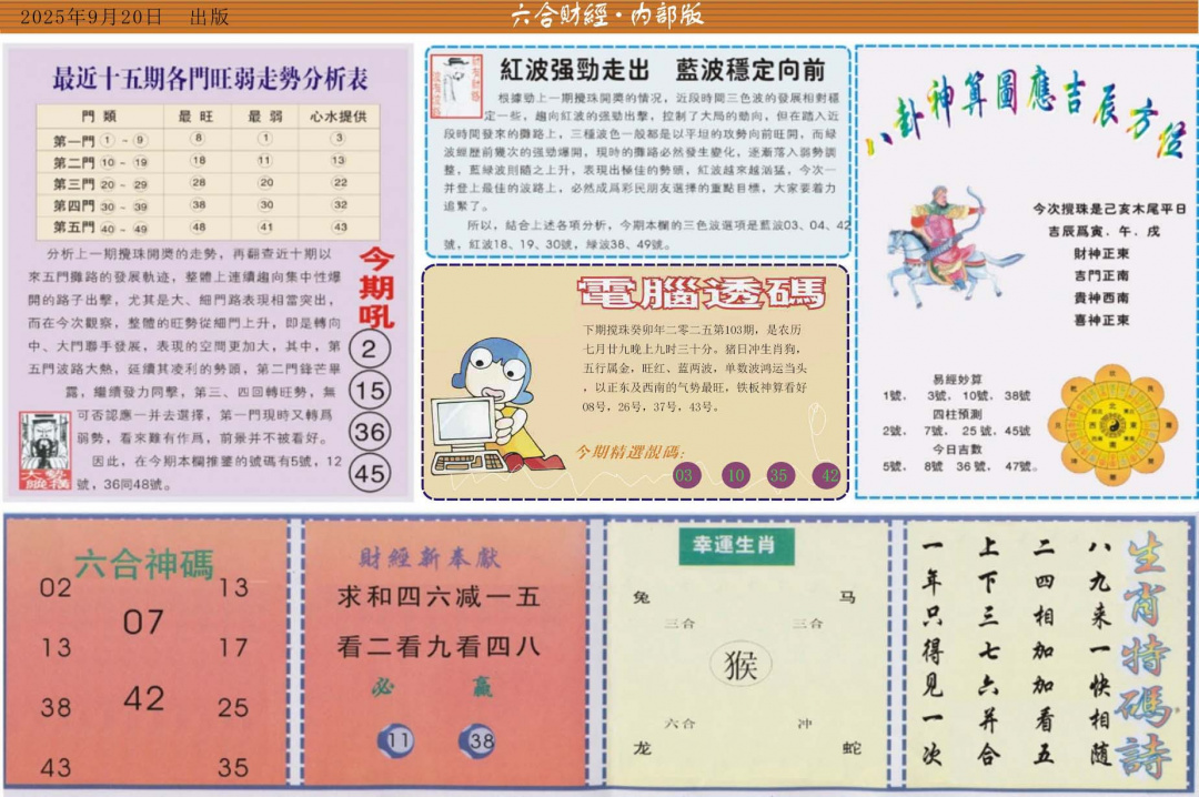 六合彩103期六合财经B