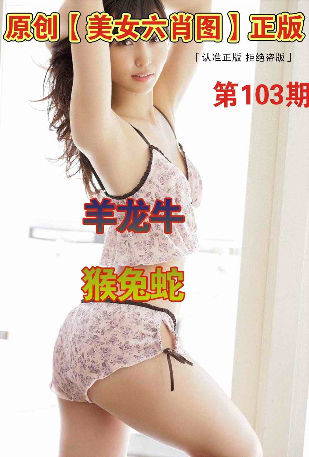 六合彩103期美女六肖图A