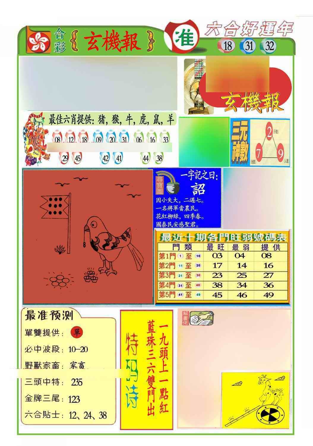 六合彩103期马经玄机报(新图推荐)