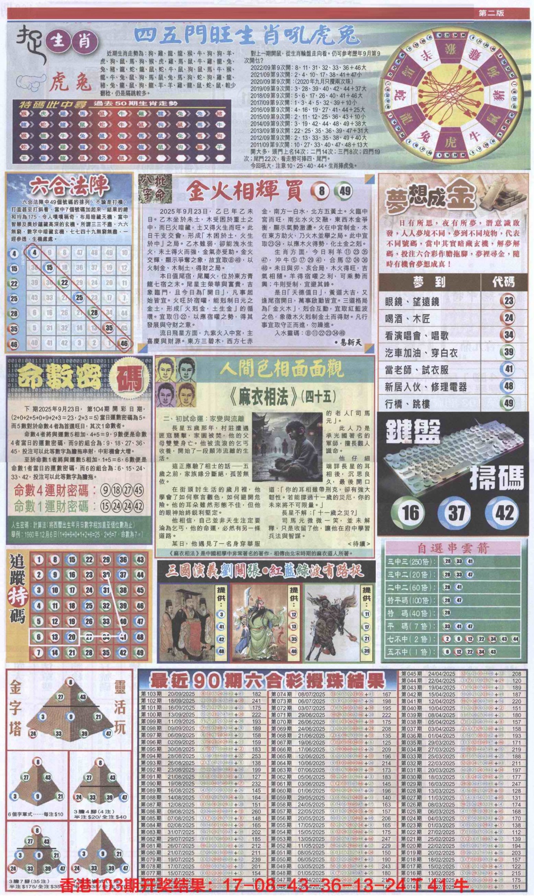 六合彩104期新报跑狗B