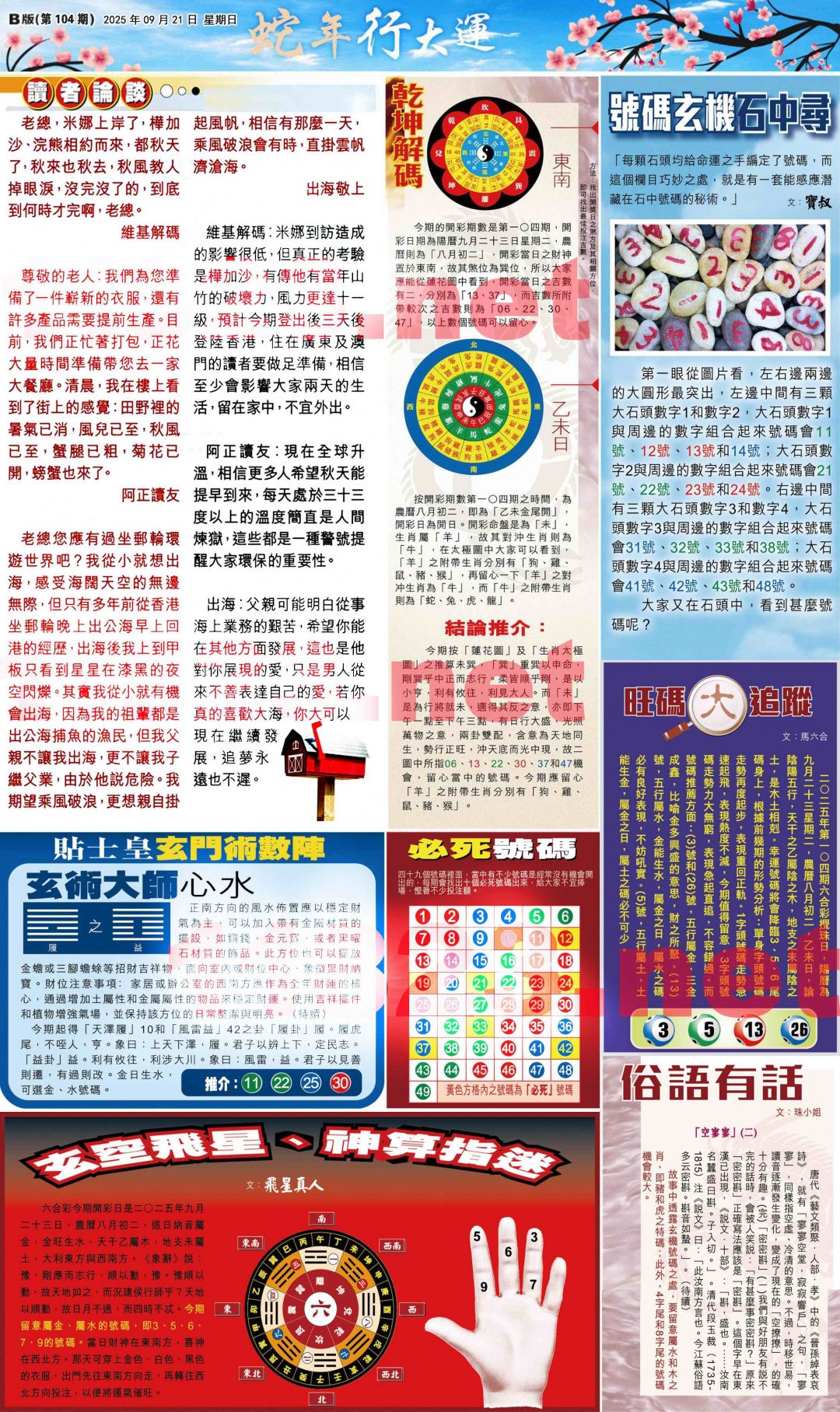 六合彩104期大版贴士皇-2