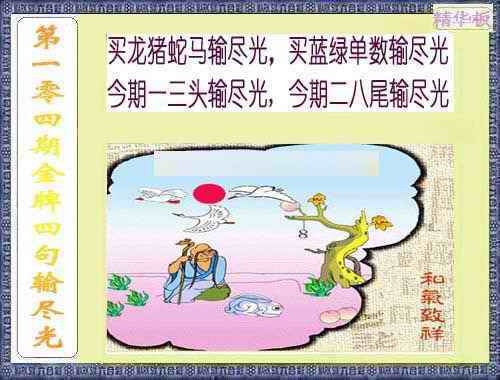 六合彩104期金牌四句输尽光