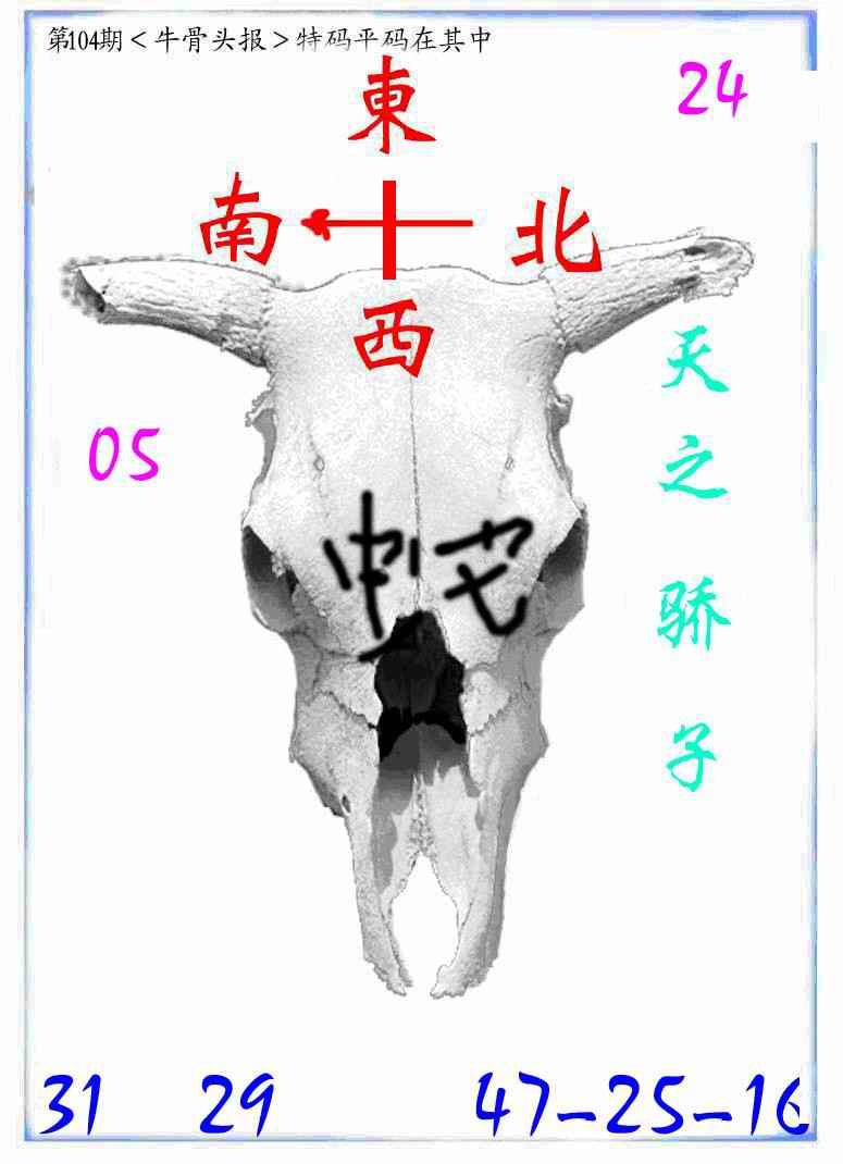 六合彩104期牛派牛头报