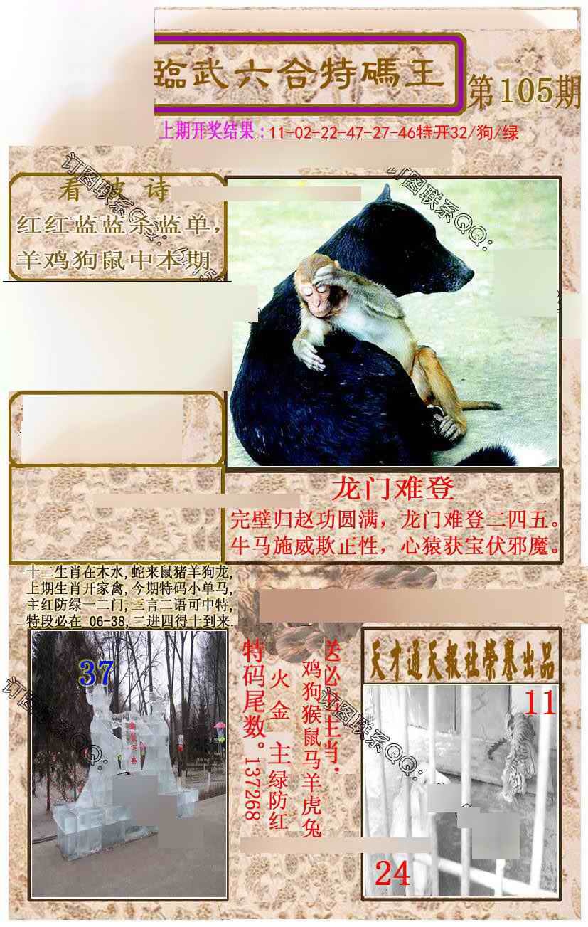 六合彩105期临武六合特码王