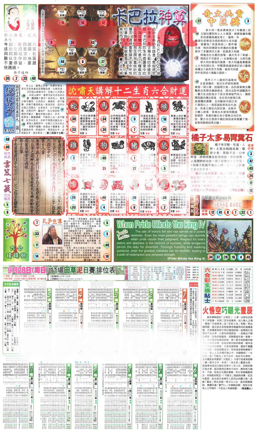六合彩105期新报玄机(港版)D