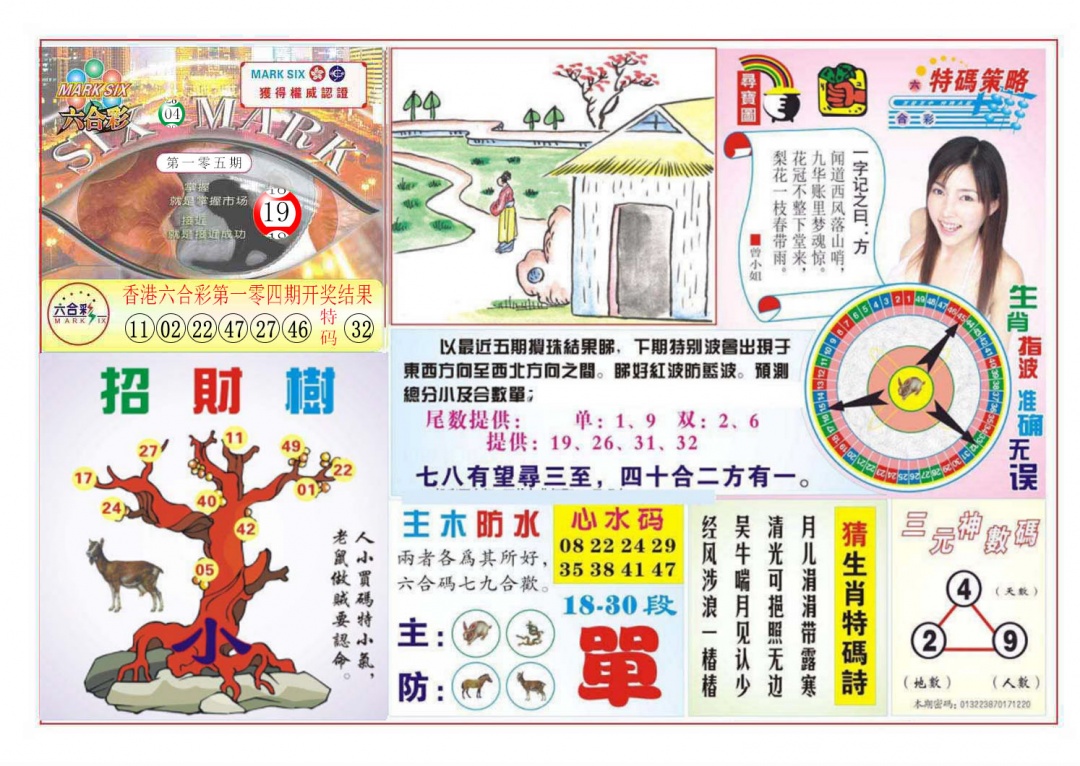 六合彩105期天眼神算