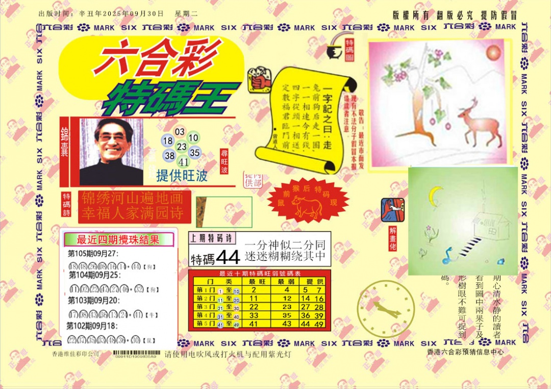 六合彩106期特码王
