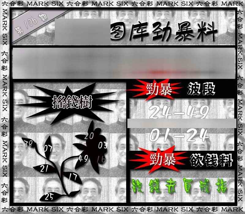 六合彩106期劲暴来料{正版}