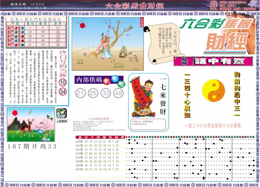 六合彩108期马会财经A