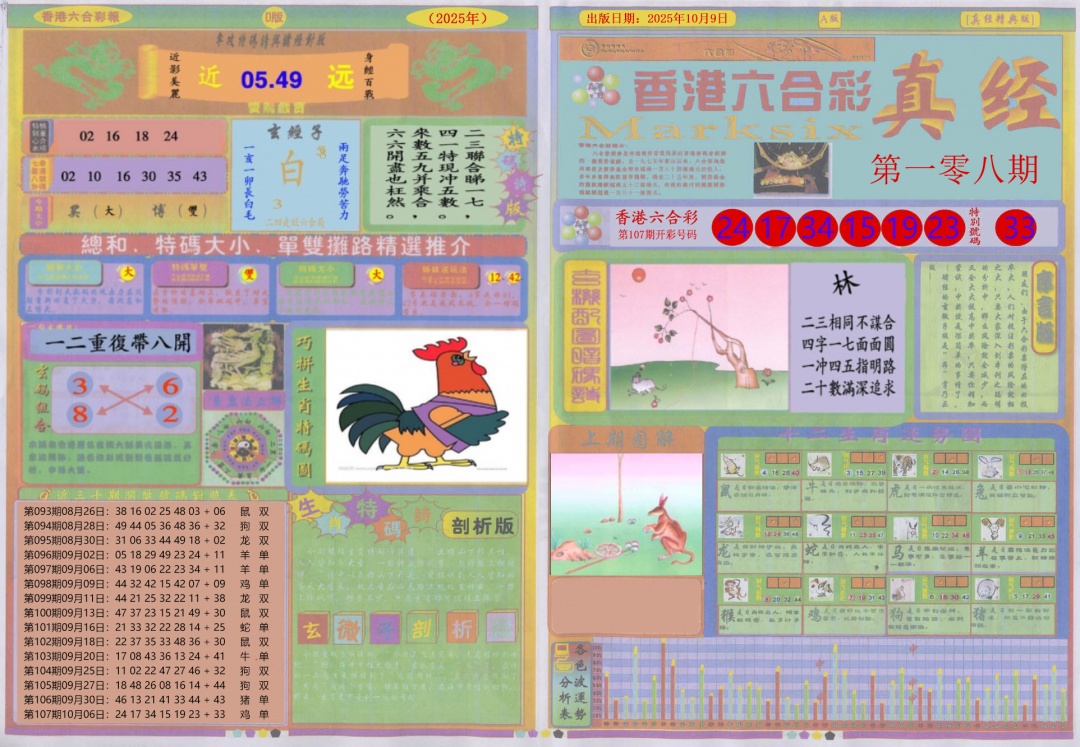 六合彩108期真经A
