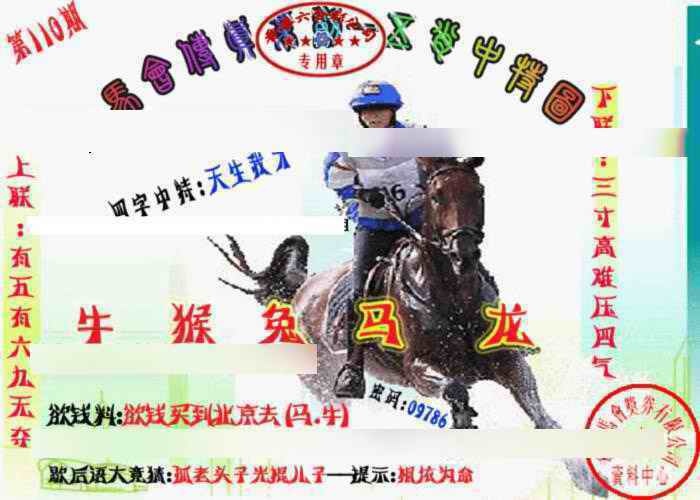 六合彩110期马会传真-五肖料