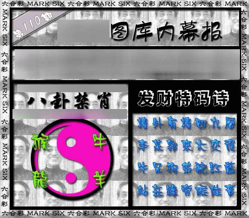 六合彩110期内幕报