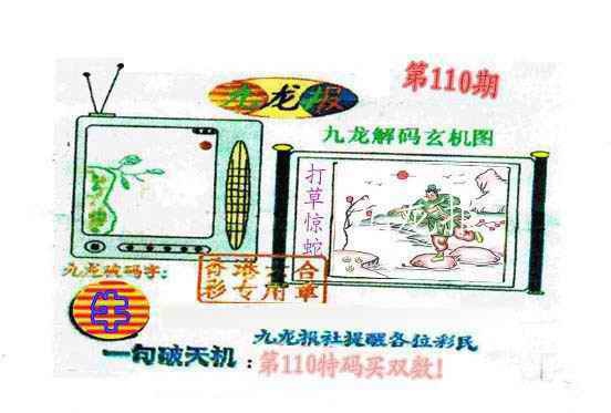 六合彩110期九龙报