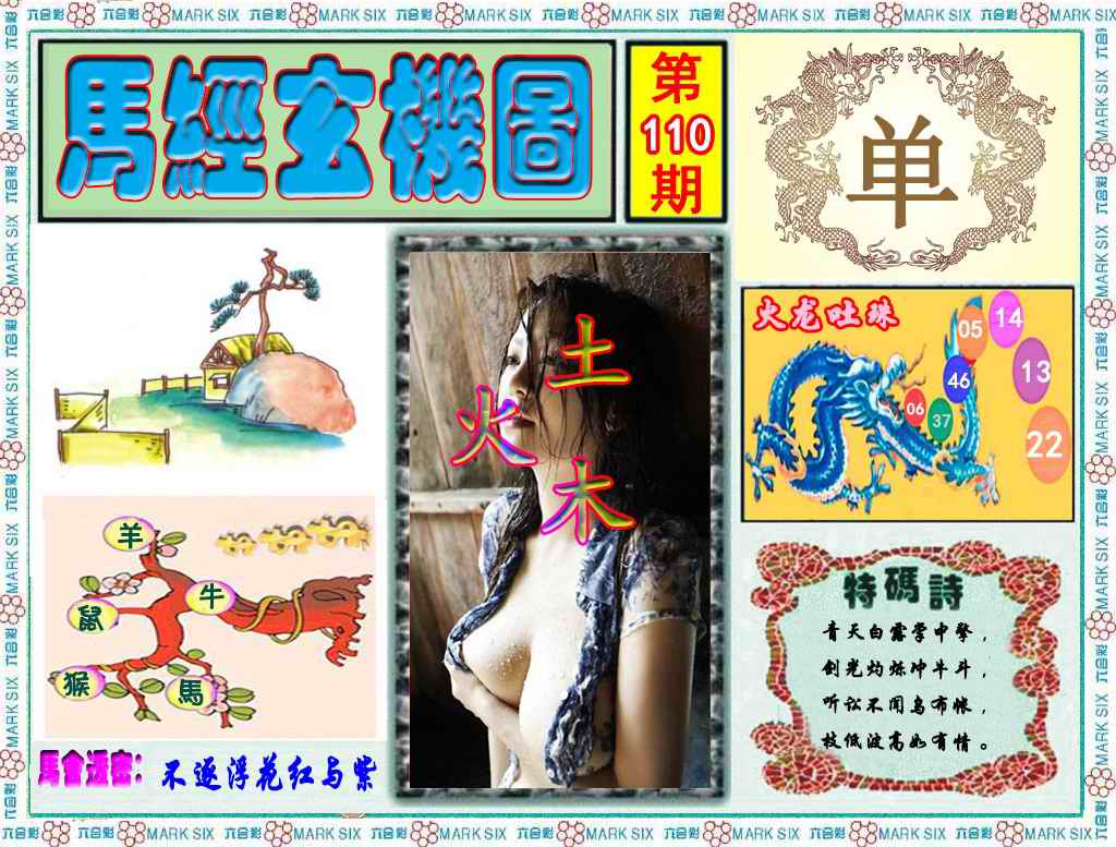 六合彩110期马经玄机图（荐）