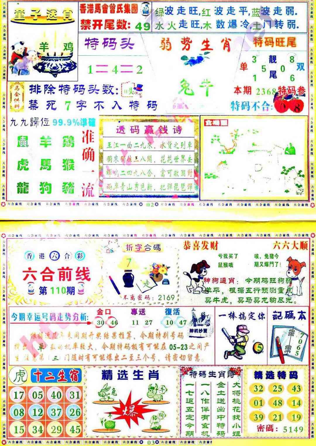 六合彩110期六合前线