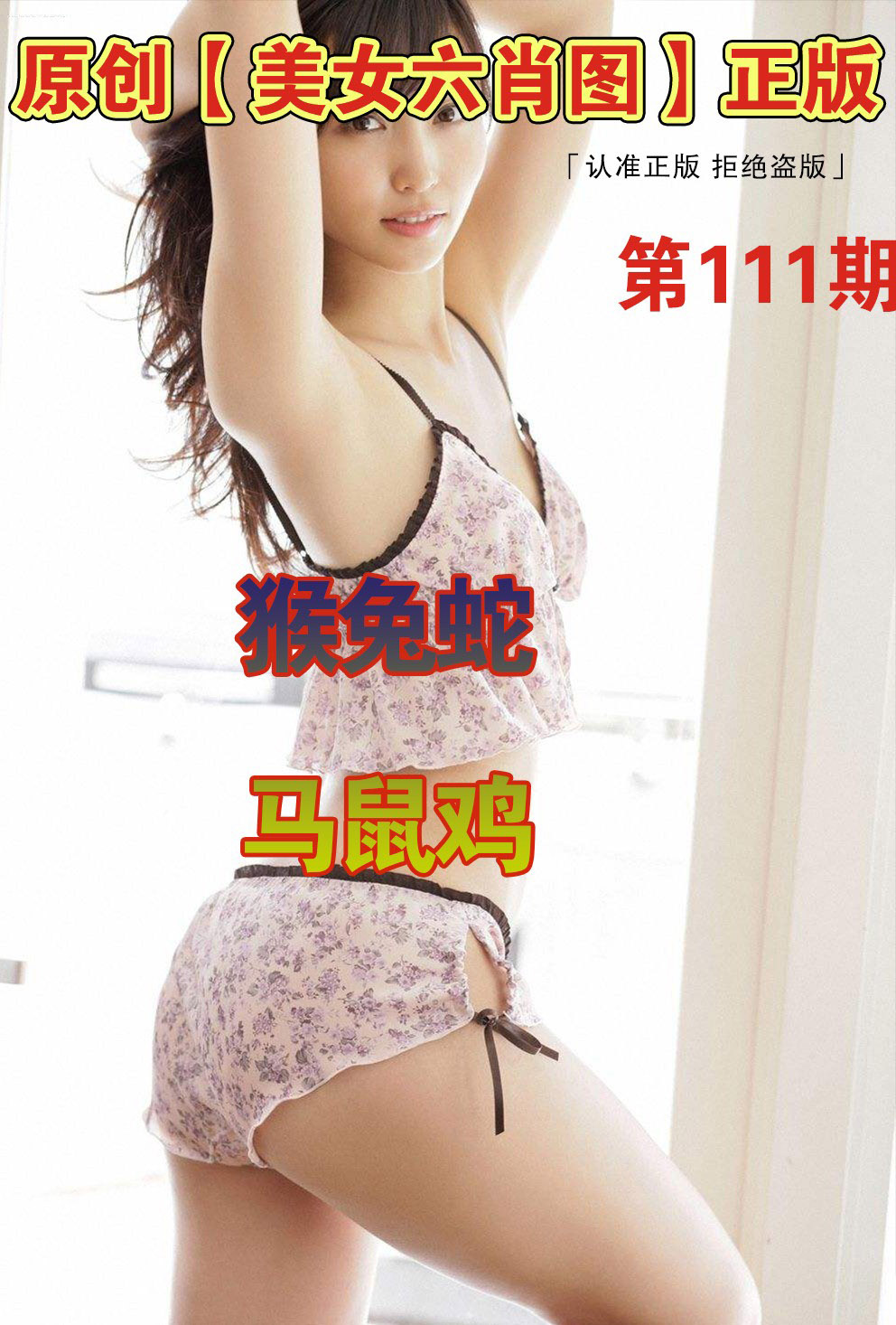 六合彩111期美女六肖图A