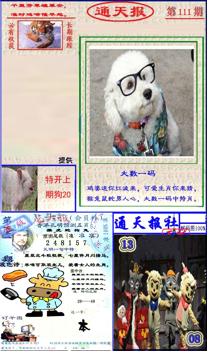 六合彩111期实力通天报