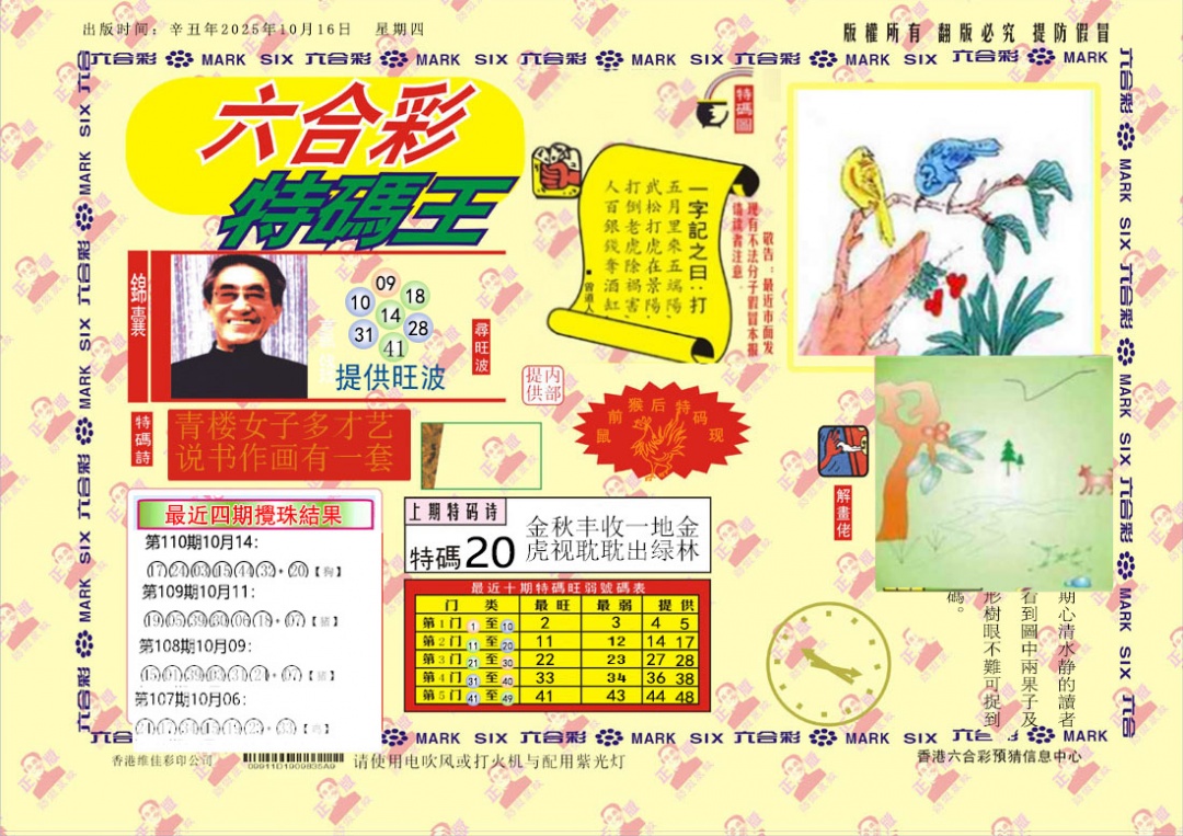 六合彩111期特码王