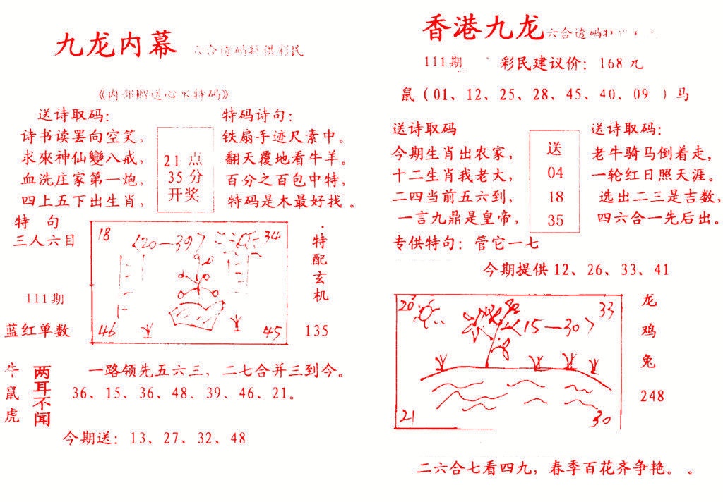 六合彩111期九龙内幕