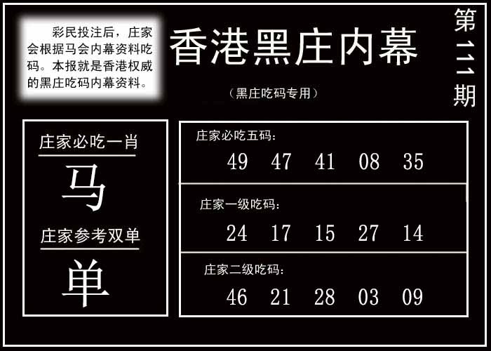 六合彩111期香港黑庄内幕