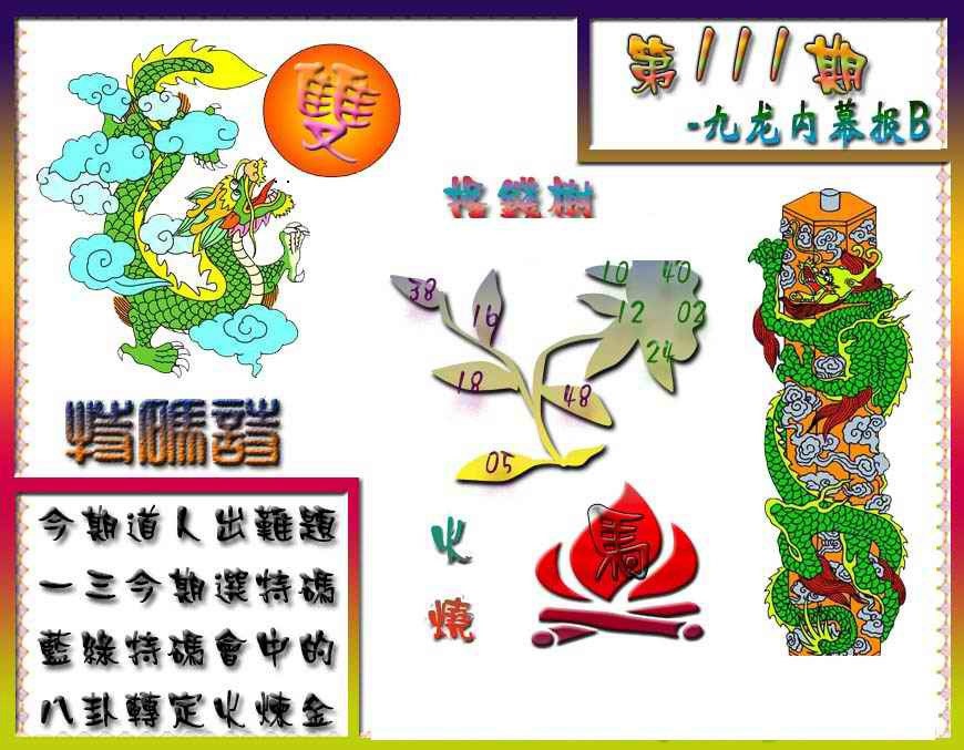 六合彩111期九龙内幕特肖图a